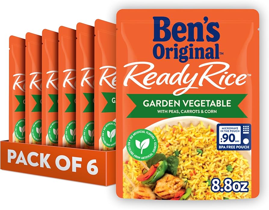 Ben's Original Ready Rice Long Grain Microwave 6 Pack 8.8 oz